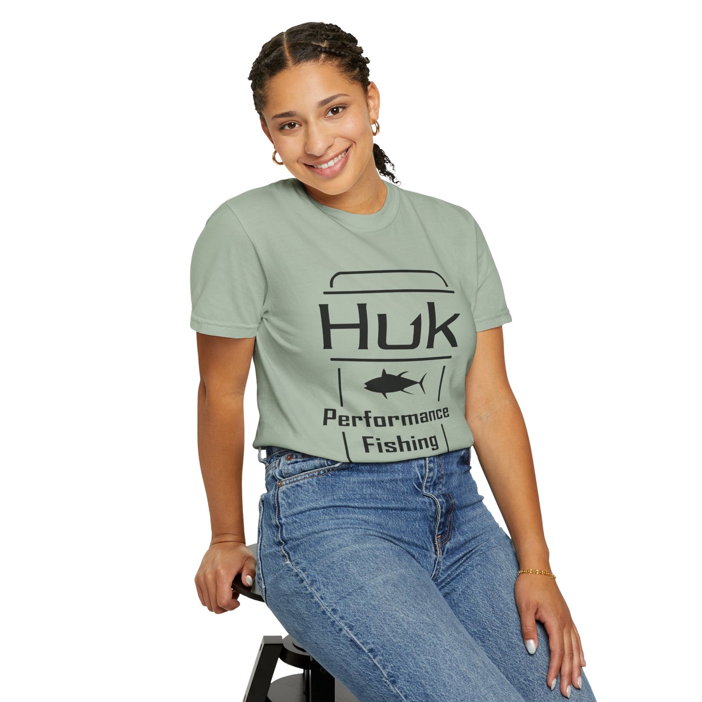 HUK Fishing Performance T-Shirt — "Huk Performance Fishing" Graphic Tee