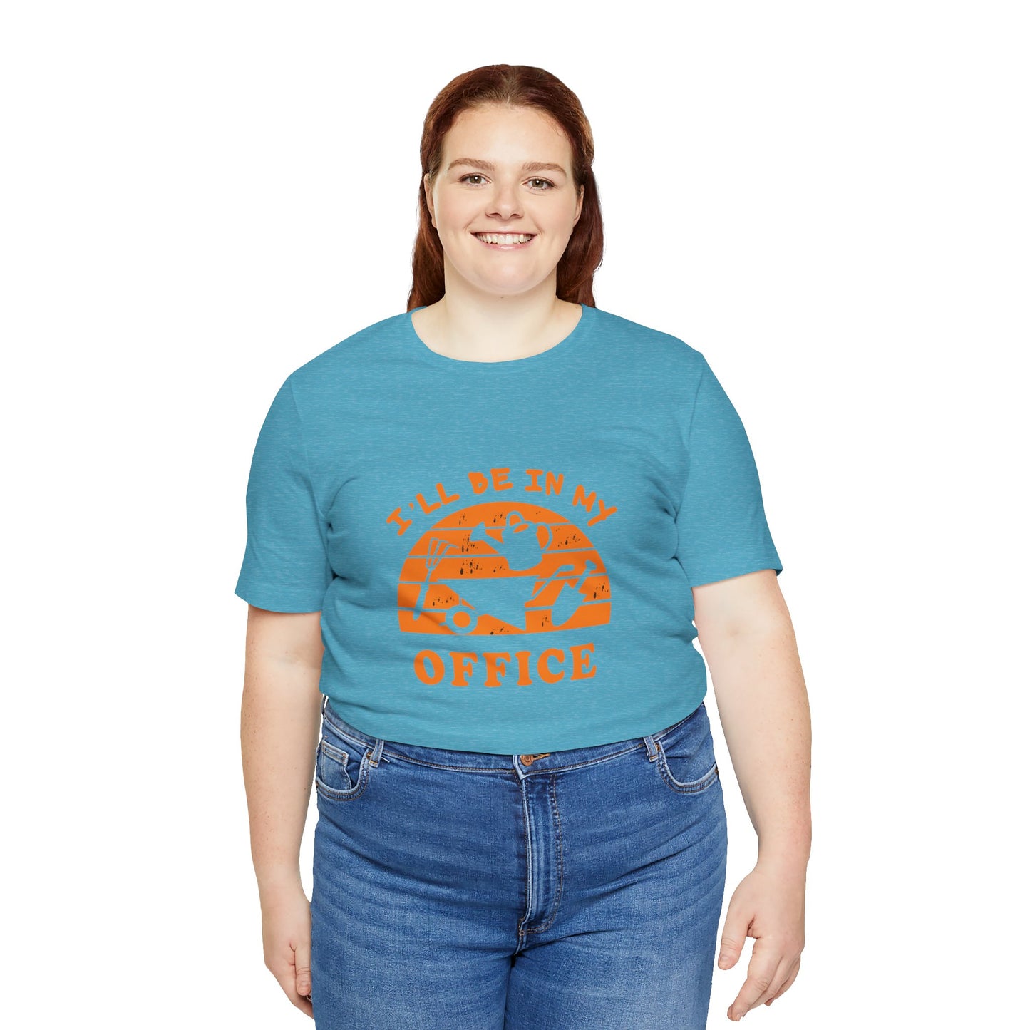 I'll Be In My Office T-Shirt — Gardening Watering Can Graphic Tee