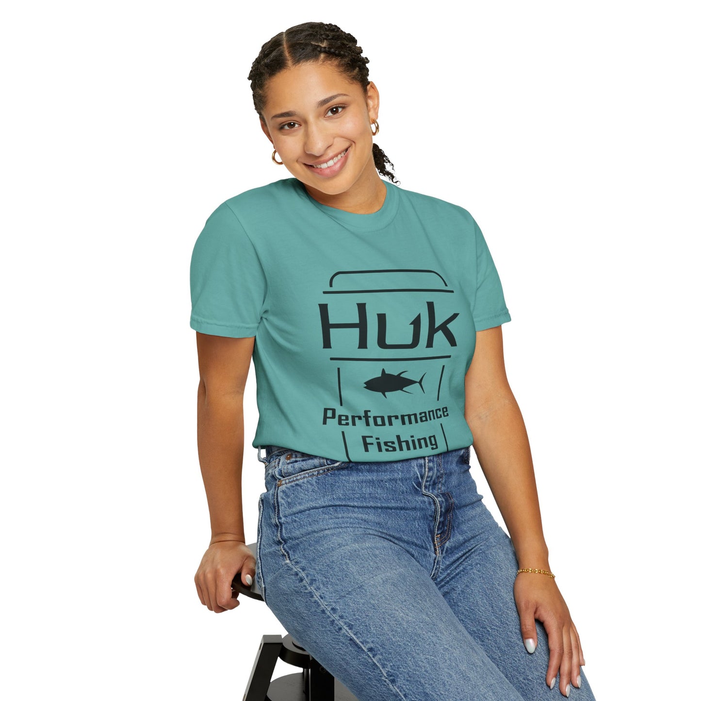 HUK Fishing Performance T-Shirt — "Huk Performance Fishing" Graphic Tee