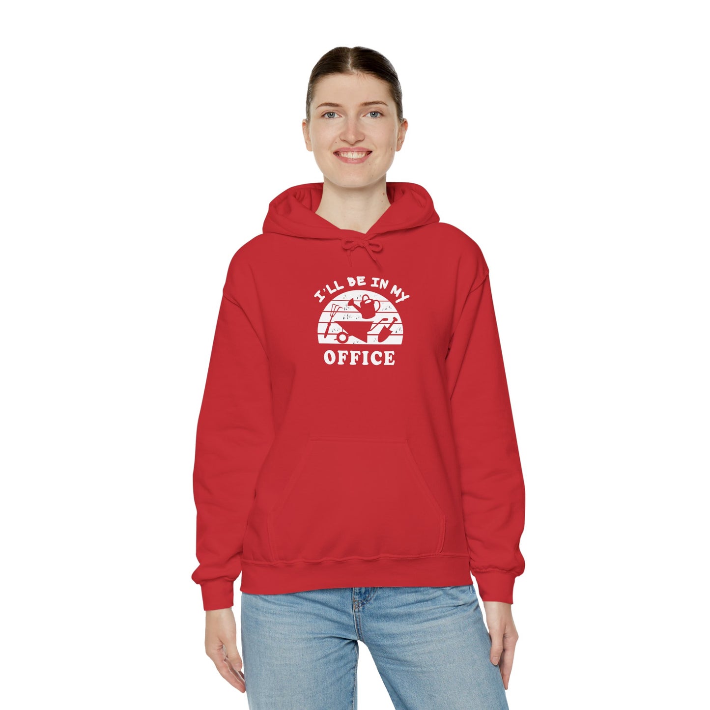 Hoodie — “I’ll Be In My Office” Cat Van Graphic Hoodie