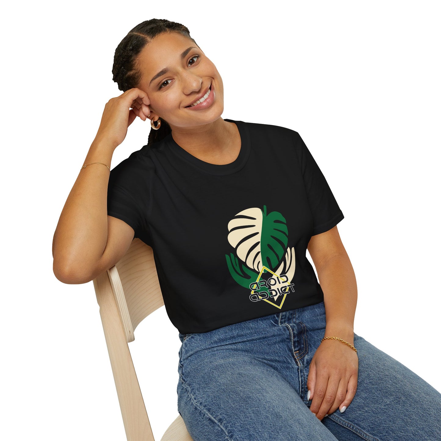 Monstera Leaf Tee - Aroid Addict — Tropical Plant Lover T-Shirt