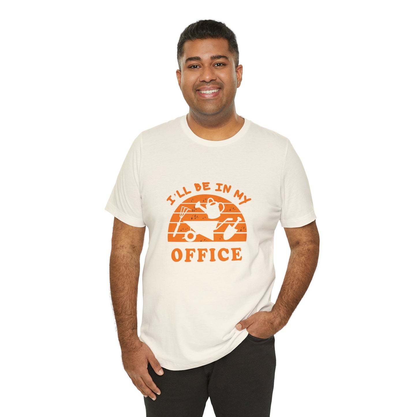 I'll Be In My Office T-Shirt — Gardening Watering Can Graphic Tee