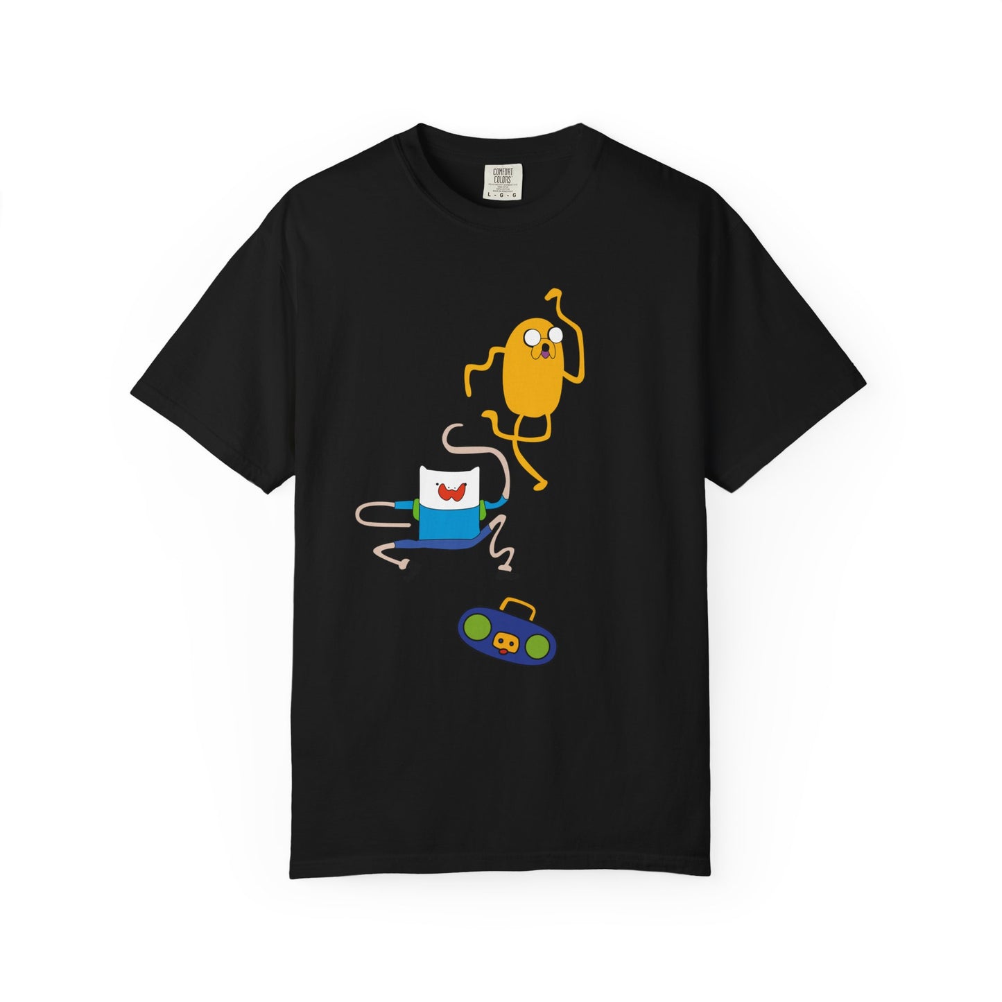 Adventure Time Dance Party T-Shirt — Jake & Radio Cartoon Tee