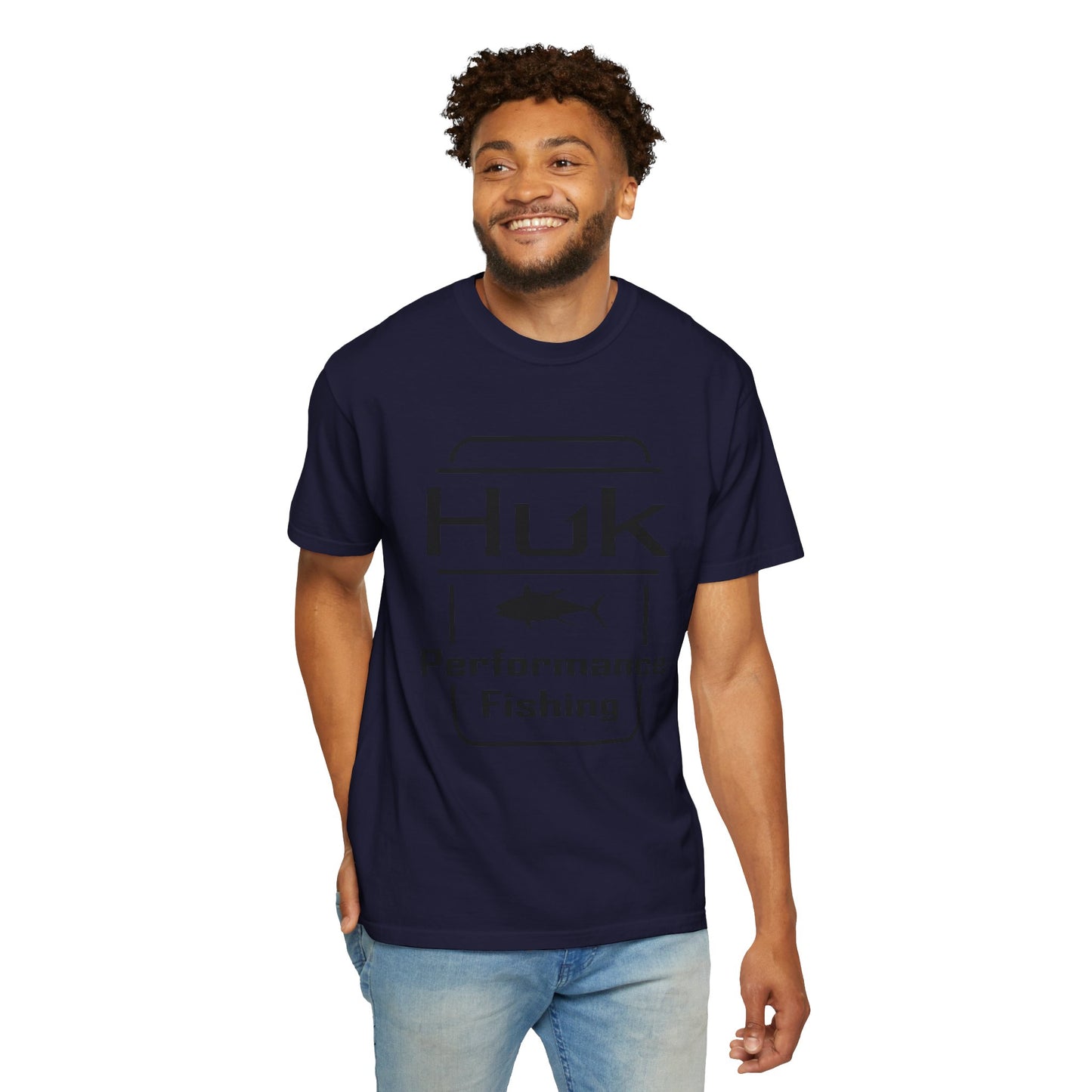 HUK Fishing Performance T-Shirt — "Huk Performance Fishing" Graphic Tee