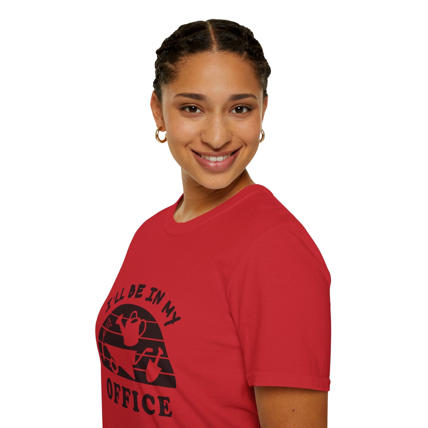 Garden Office T-Shirt — "I'll Be In My Office" Plant & Watering Can Tee
