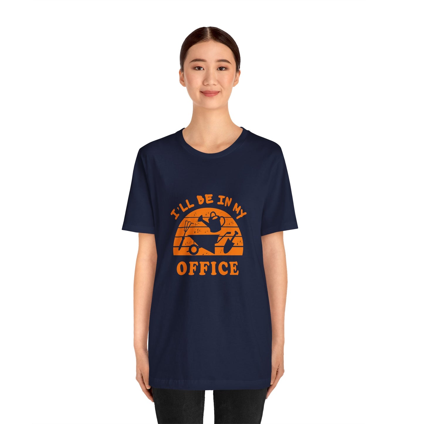 I'll Be In My Office T-Shirt — Gardening Watering Can Graphic Tee