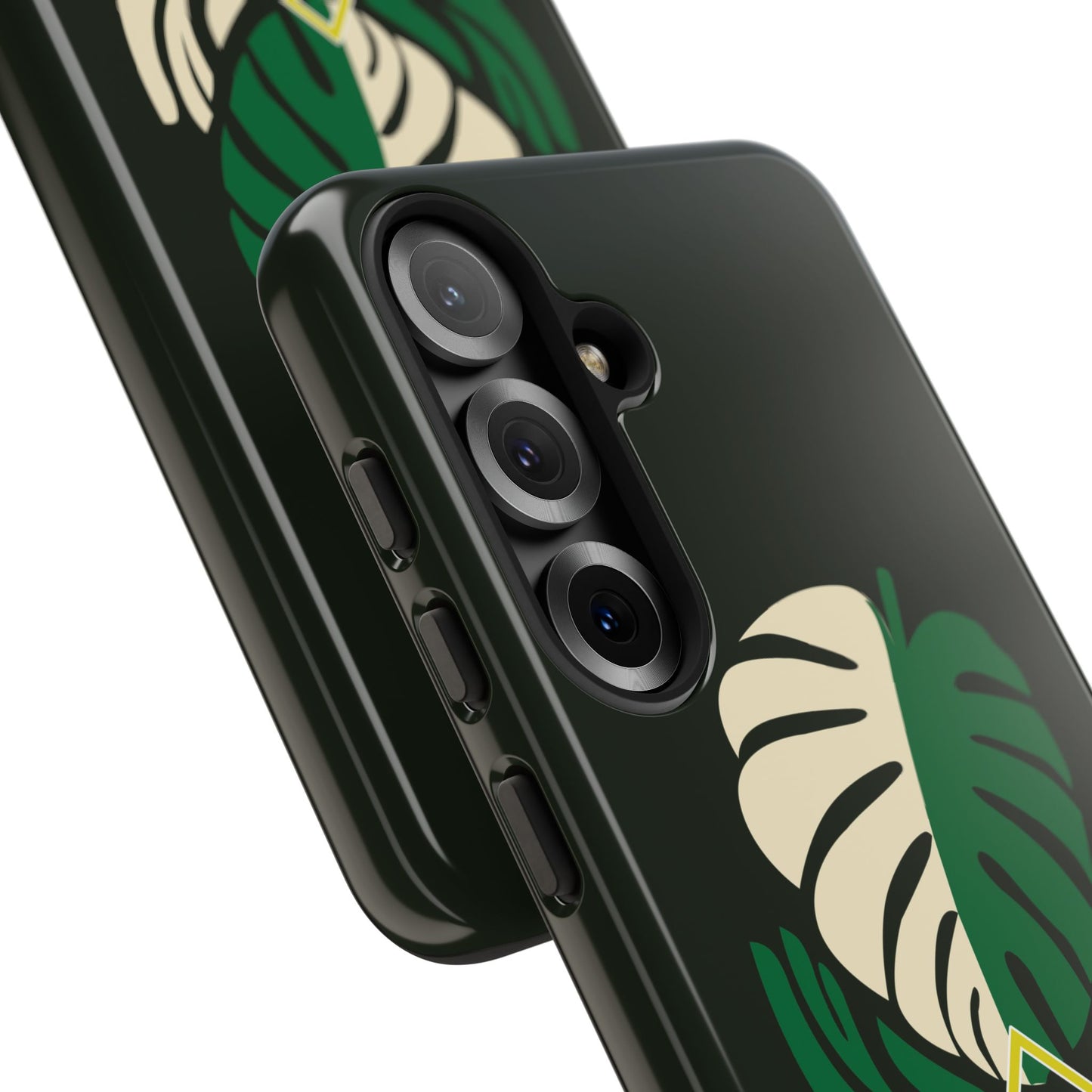 Phone Case — 'Droid Addict' Tropical Monstera Protective Case