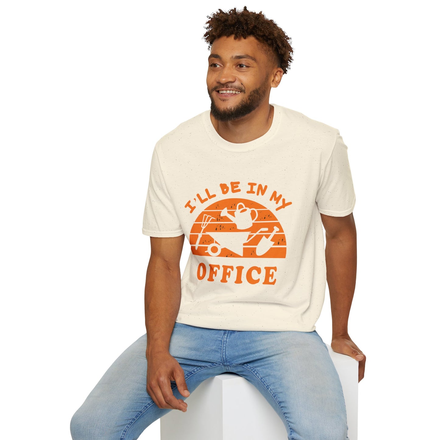 I'll Be In My Office T-Shirt — Funny Gardening Tee with Watering Can