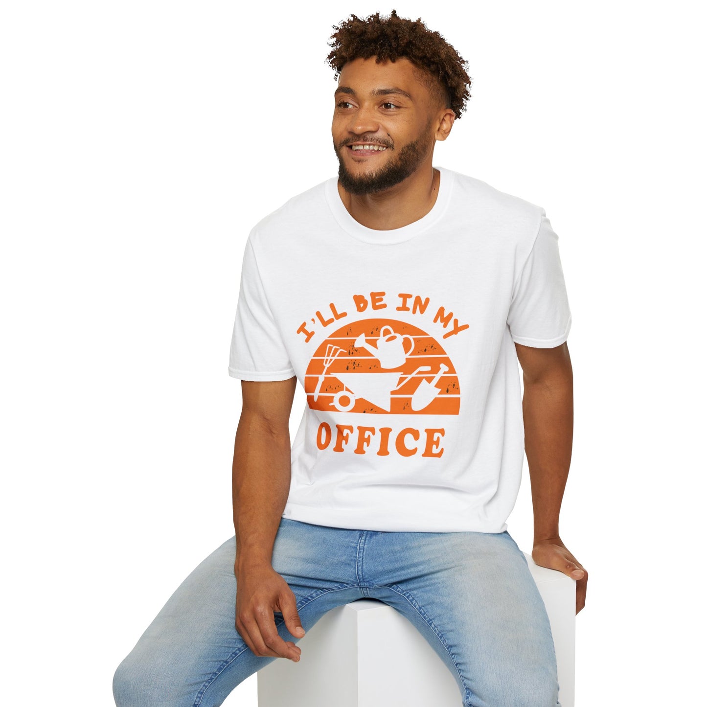 I'll Be In My Office T-Shirt — Funny Gardening Tee with Watering Can