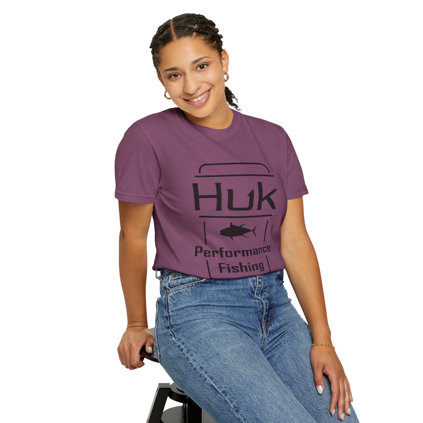 HUK Fishing Performance T-Shirt — "Huk Performance Fishing" Graphic Tee