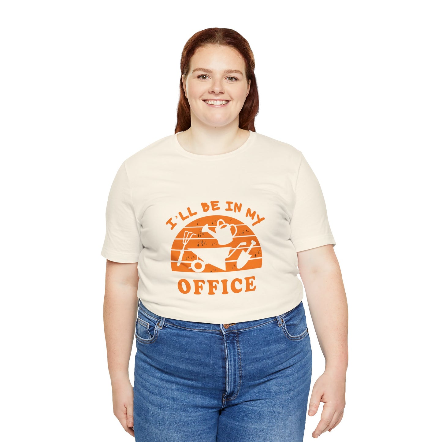 I'll Be In My Office T-Shirt — Gardening Watering Can Graphic Tee
