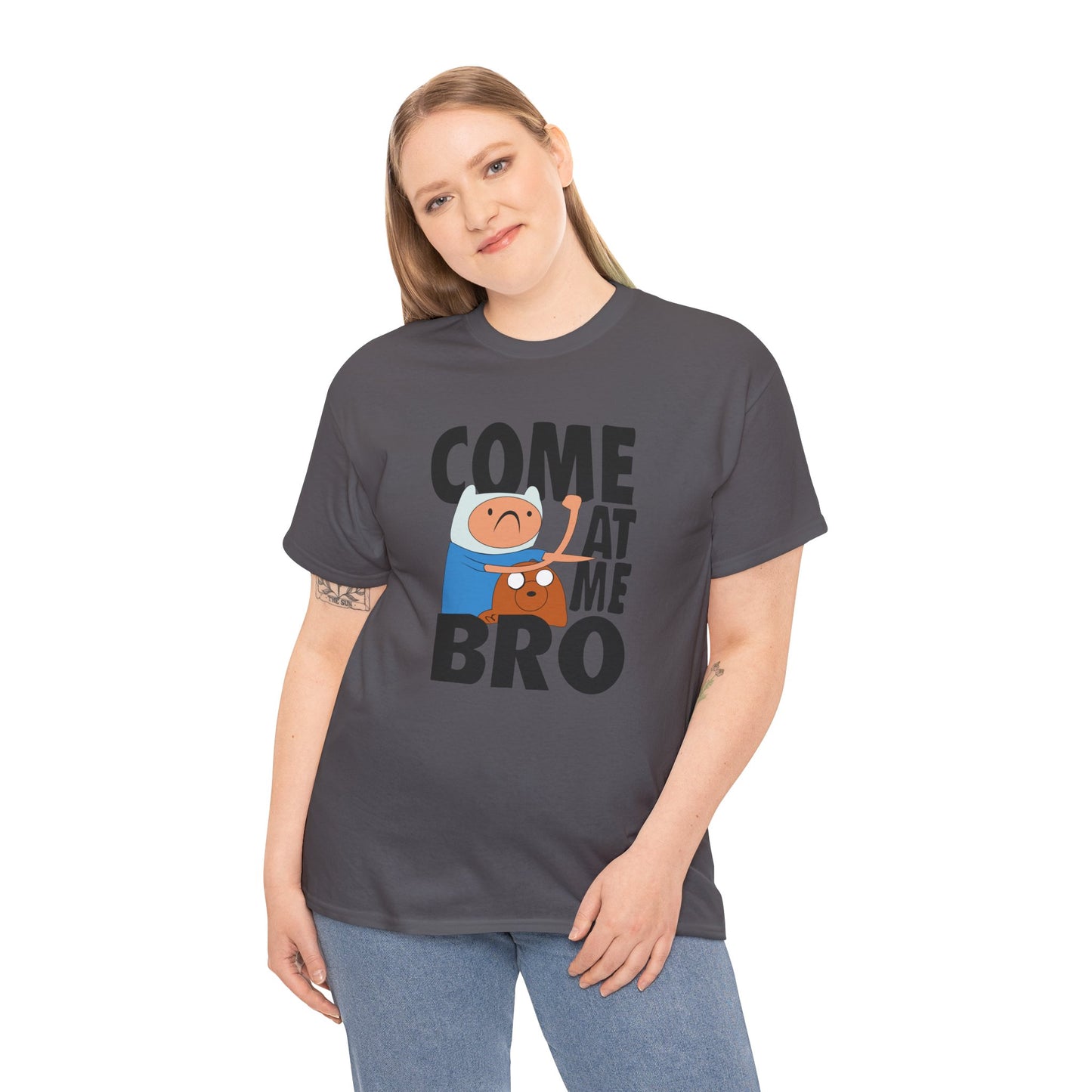 Come At Me Bro T‑Shirt — Funny Cartoon Bros Graphic Tee