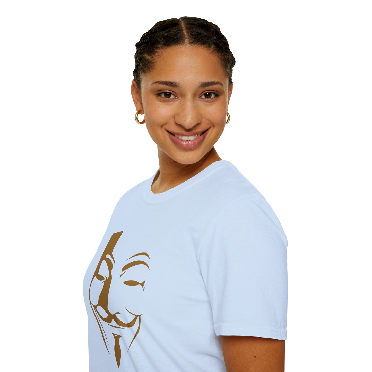 Guy Fawkes Mask T-Shirt — Anonymous/V for Vendetta Inspired Graphic Tee
