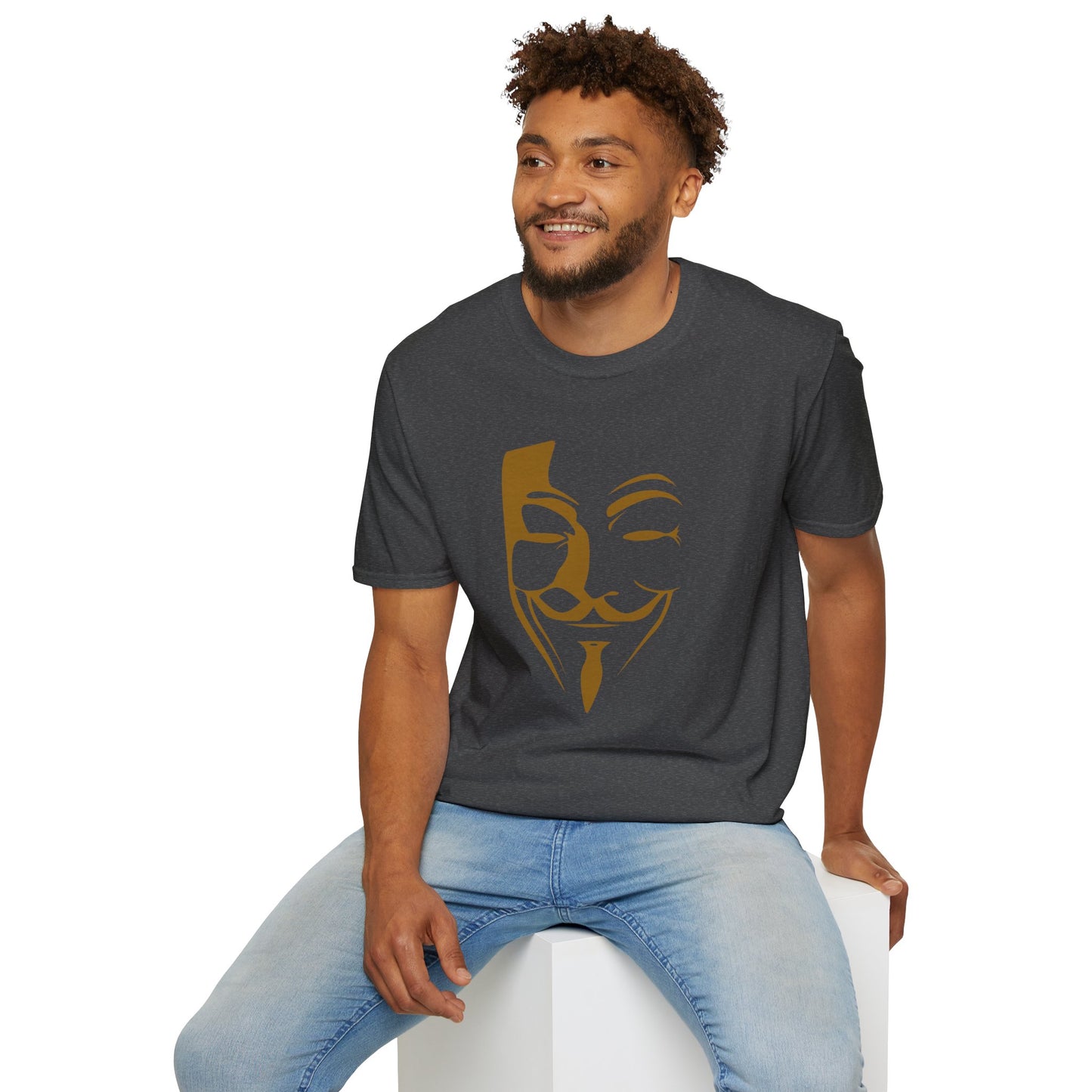 Guy Fawkes Mask T-Shirt — Anonymous/V for Vendetta Inspired Graphic Tee