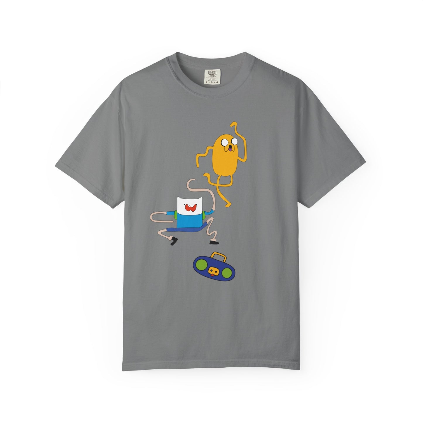 Adventure Time Dance Party T-Shirt — Jake & Radio Cartoon Tee