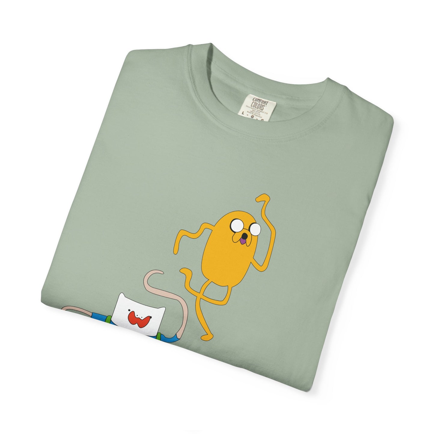 Adventure Time Dance Party T-Shirt — Jake & Radio Cartoon Tee