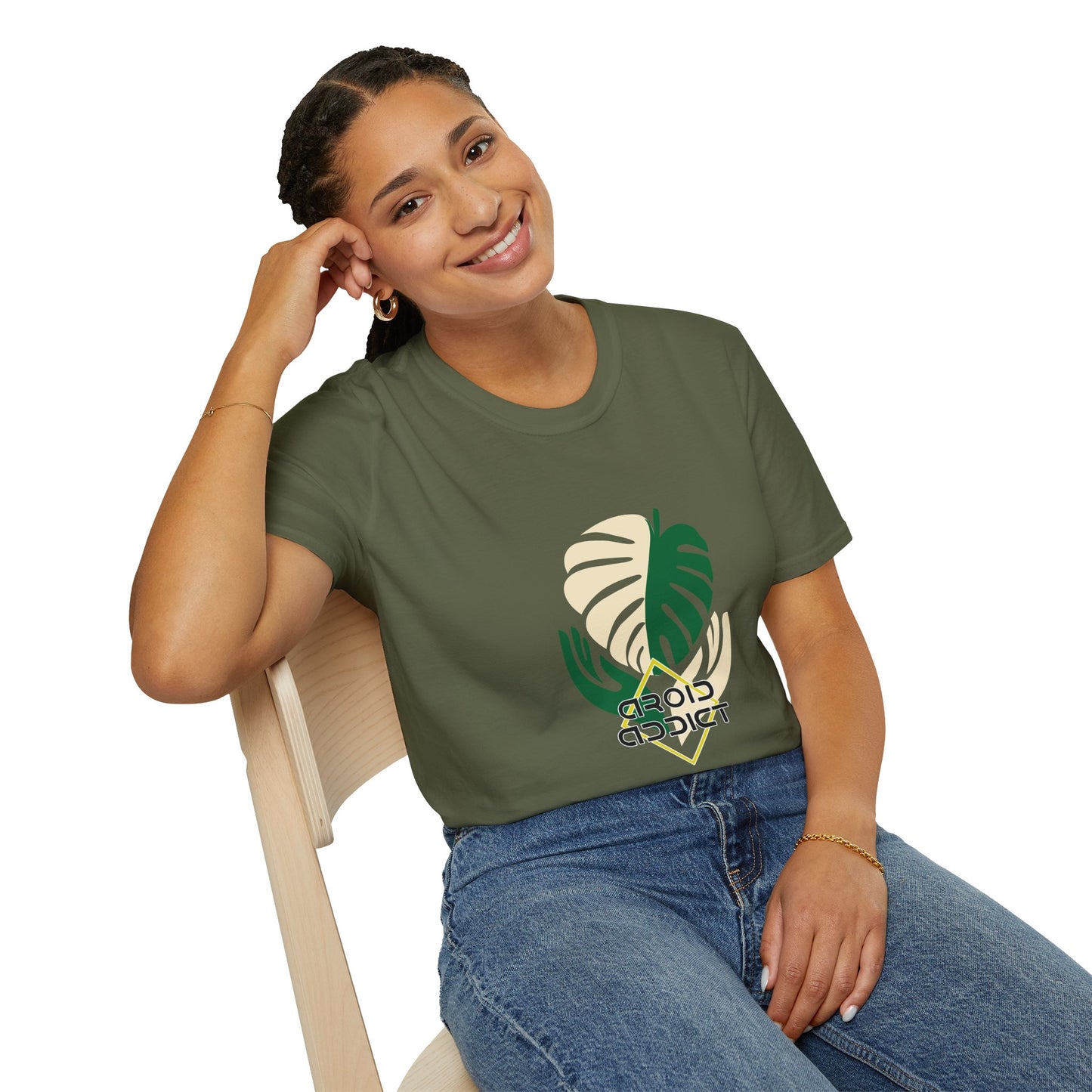 Monstera Leaf Tee - Aroid Addict — Tropical Plant Lover T-Shirt