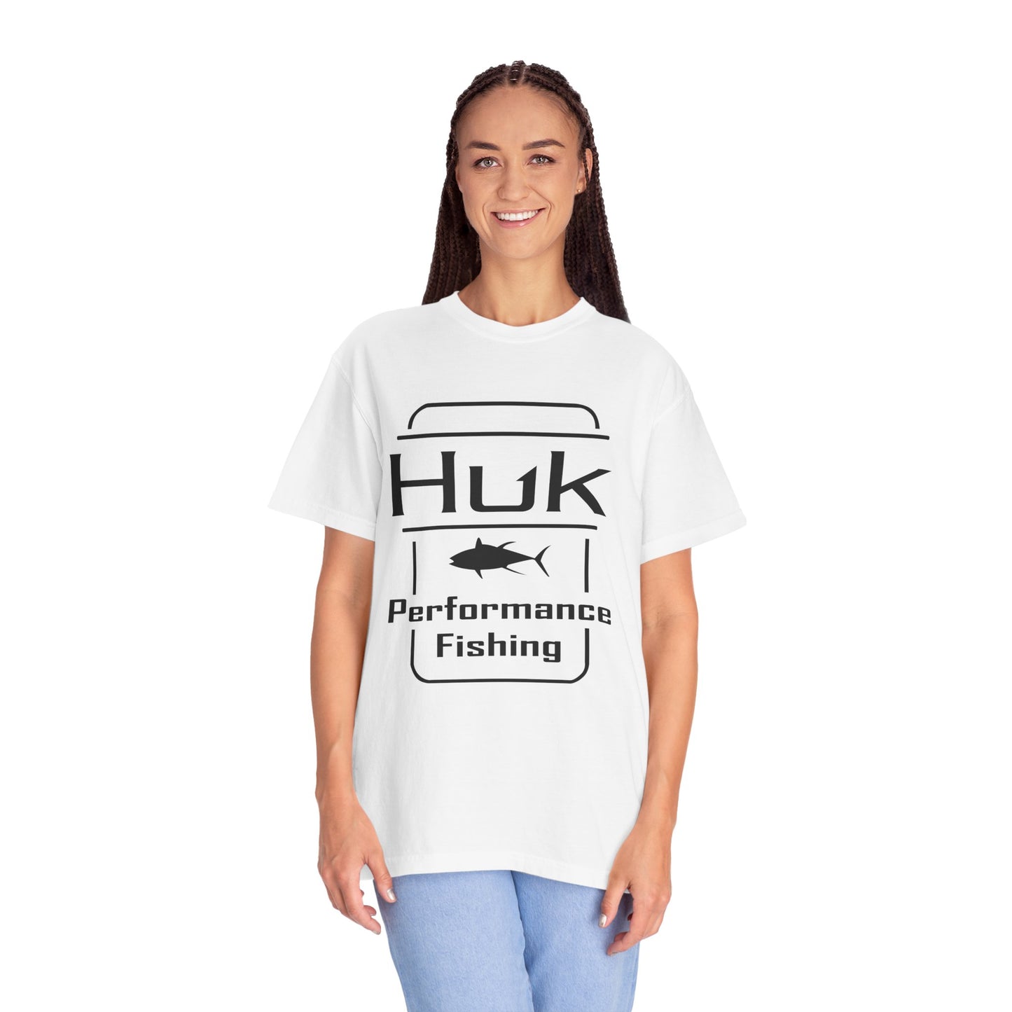 HUK Fishing Performance T-Shirt — "Huk Performance Fishing" Graphic Tee