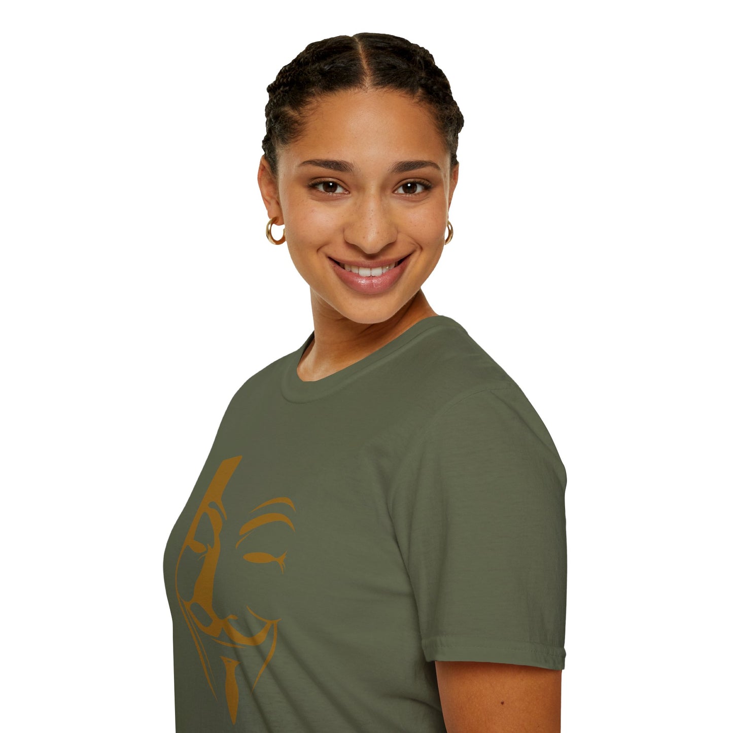 Guy Fawkes Mask T-Shirt — Anonymous/V for Vendetta Inspired Graphic Tee