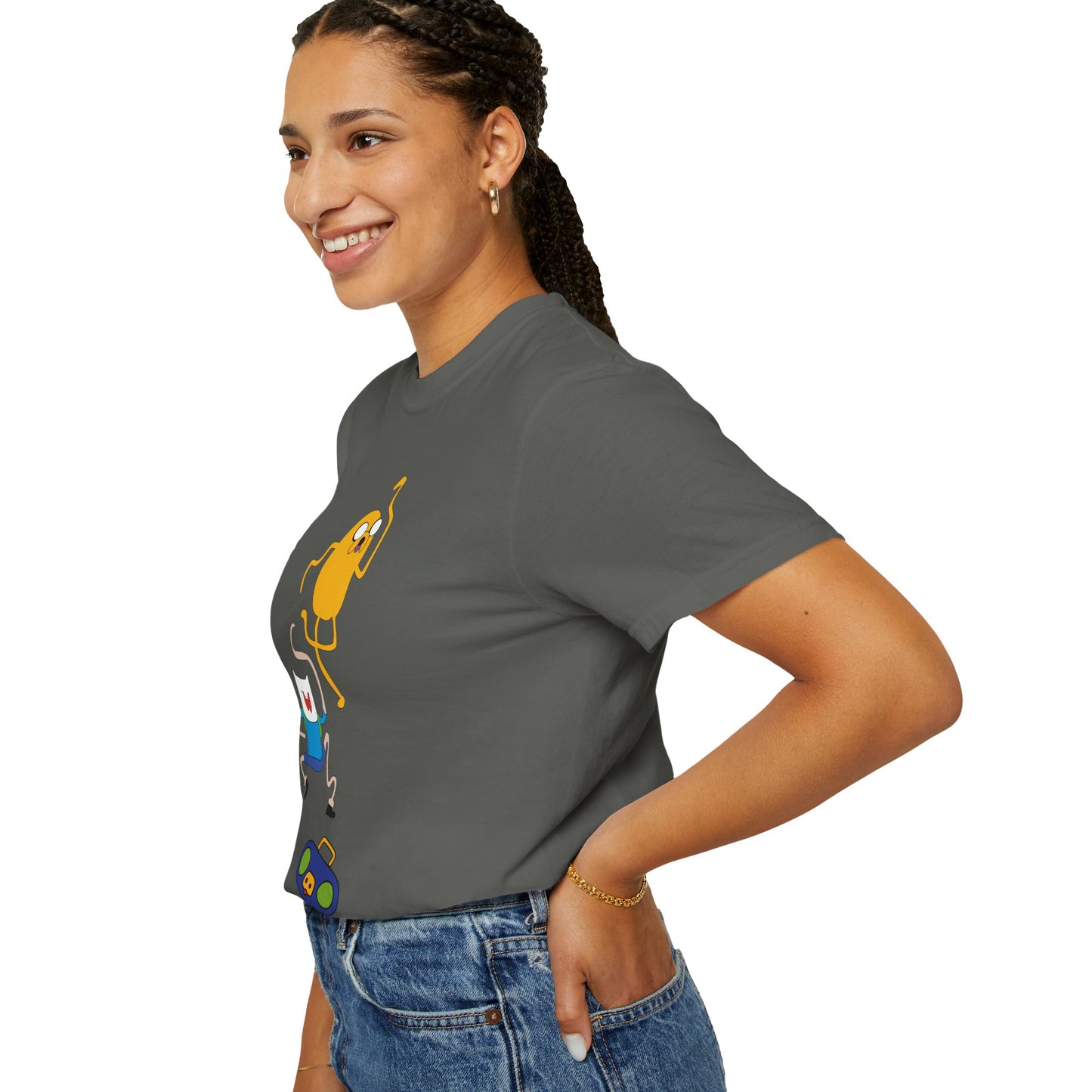 Adventure Time Dance Party T-Shirt — Jake & Radio Cartoon Tee