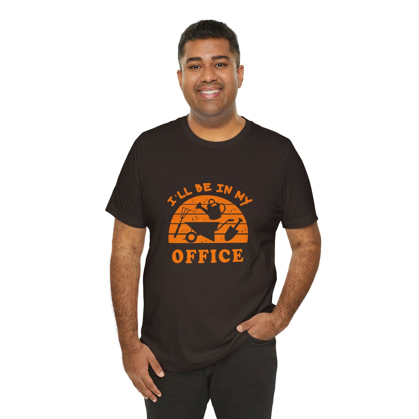 I'll Be In My Office T-Shirt — Gardening Watering Can Graphic Tee