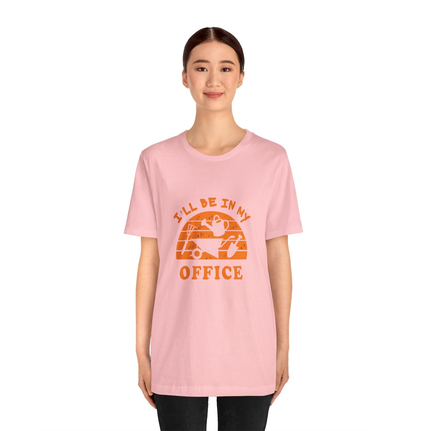 I'll Be In My Office T-Shirt — Gardening Watering Can Graphic Tee