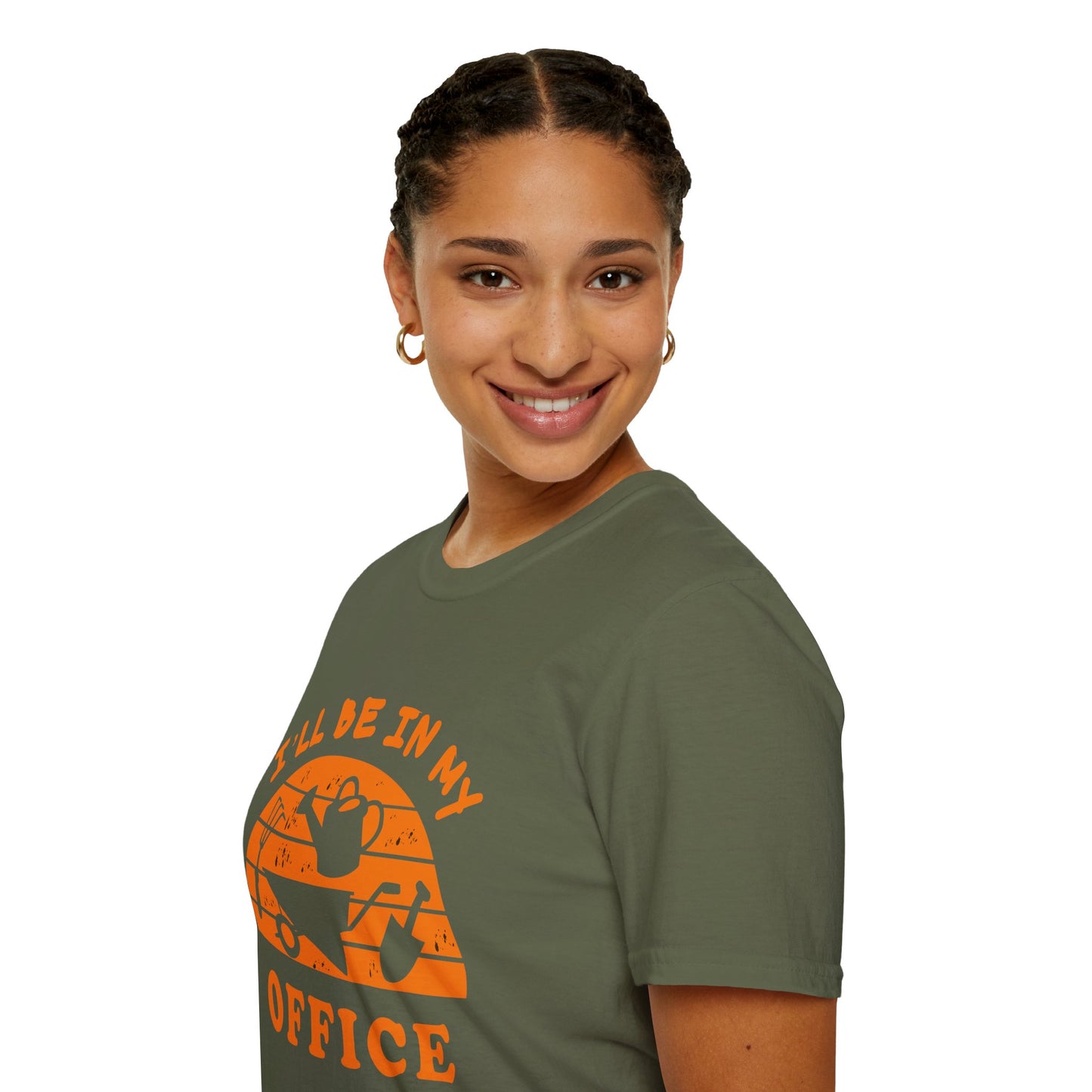 I'll Be In My Office T-Shirt — Funny Gardening Tee with Watering Can