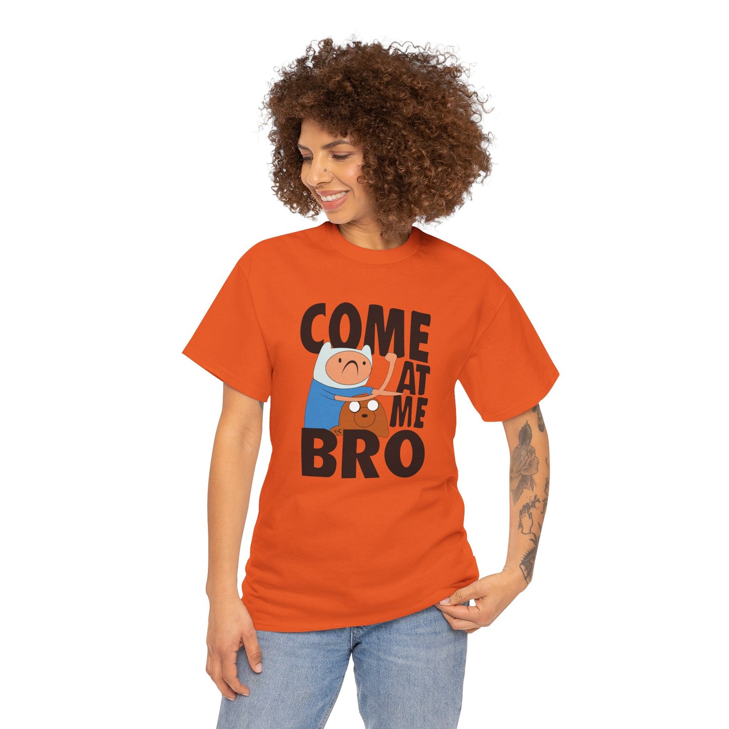 Come At Me Bro T‑Shirt — Funny Cartoon Bros Graphic Tee