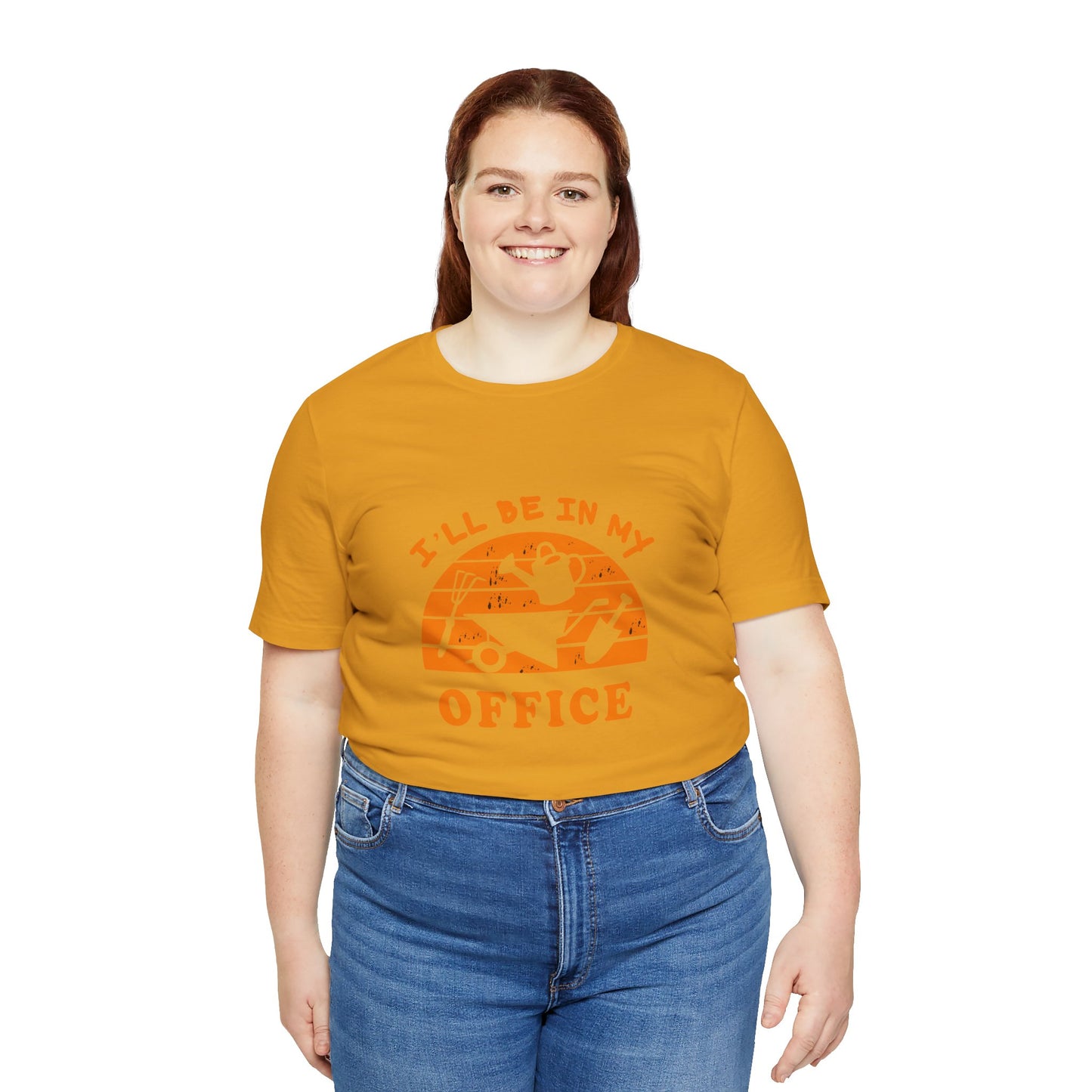 I'll Be In My Office T-Shirt — Gardening Watering Can Graphic Tee