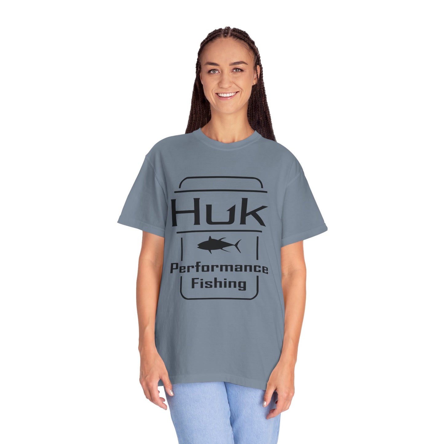 HUK Fishing Performance T-Shirt — "Huk Performance Fishing" Graphic Tee