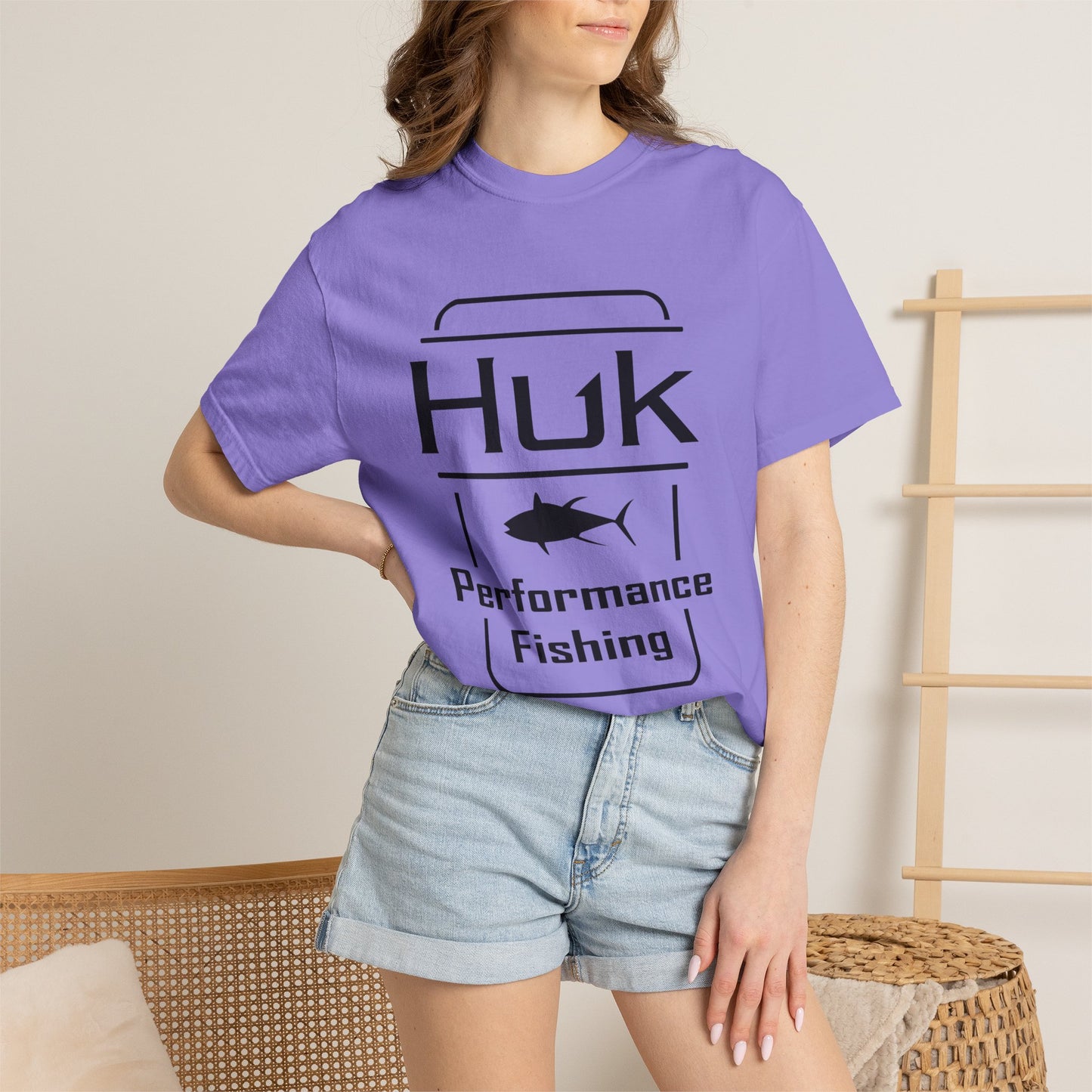 HUK Fishing Performance T-Shirt — "Huk Performance Fishing" Graphic Tee