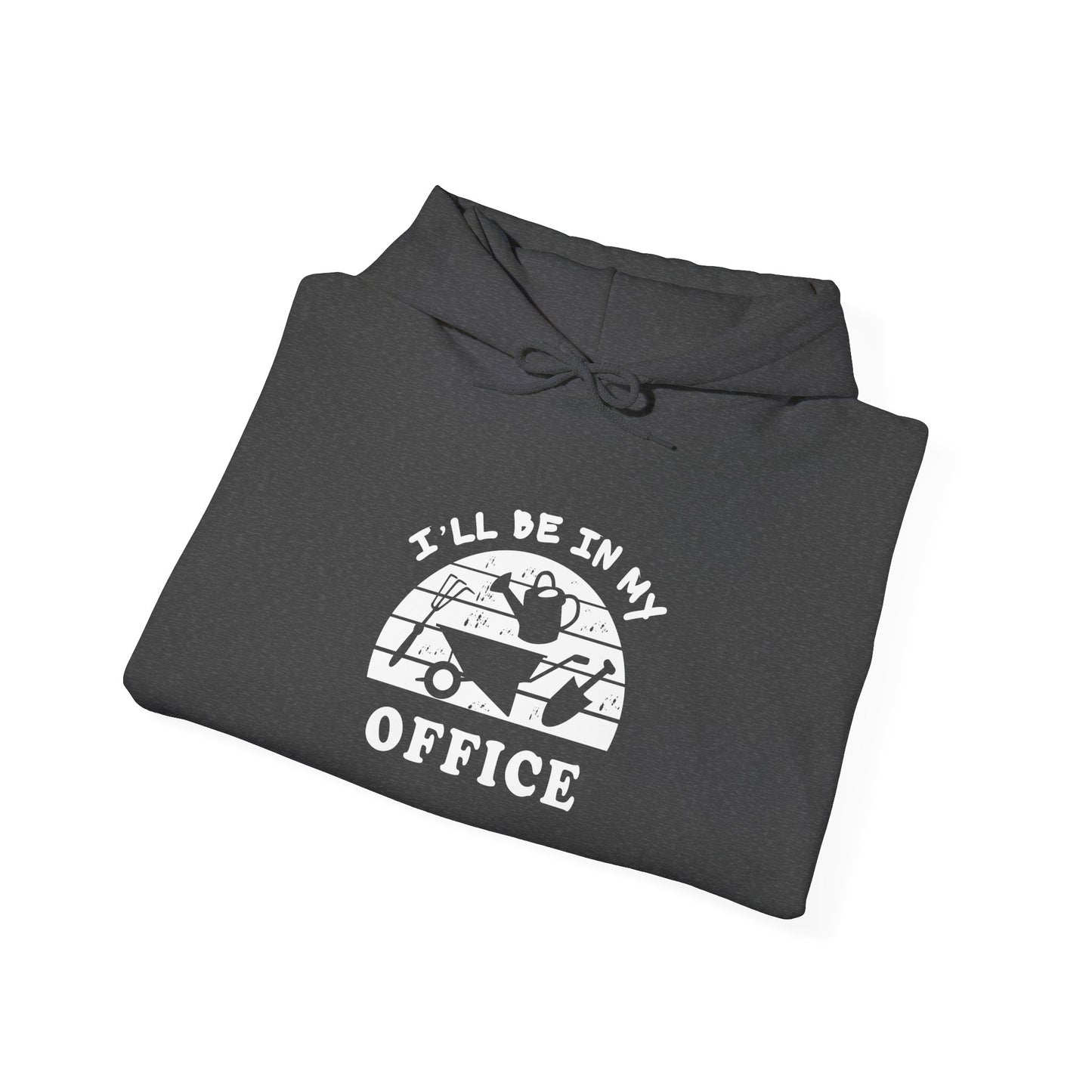 Hoodie — “I’ll Be In My Office” Cat Van Graphic Hoodie