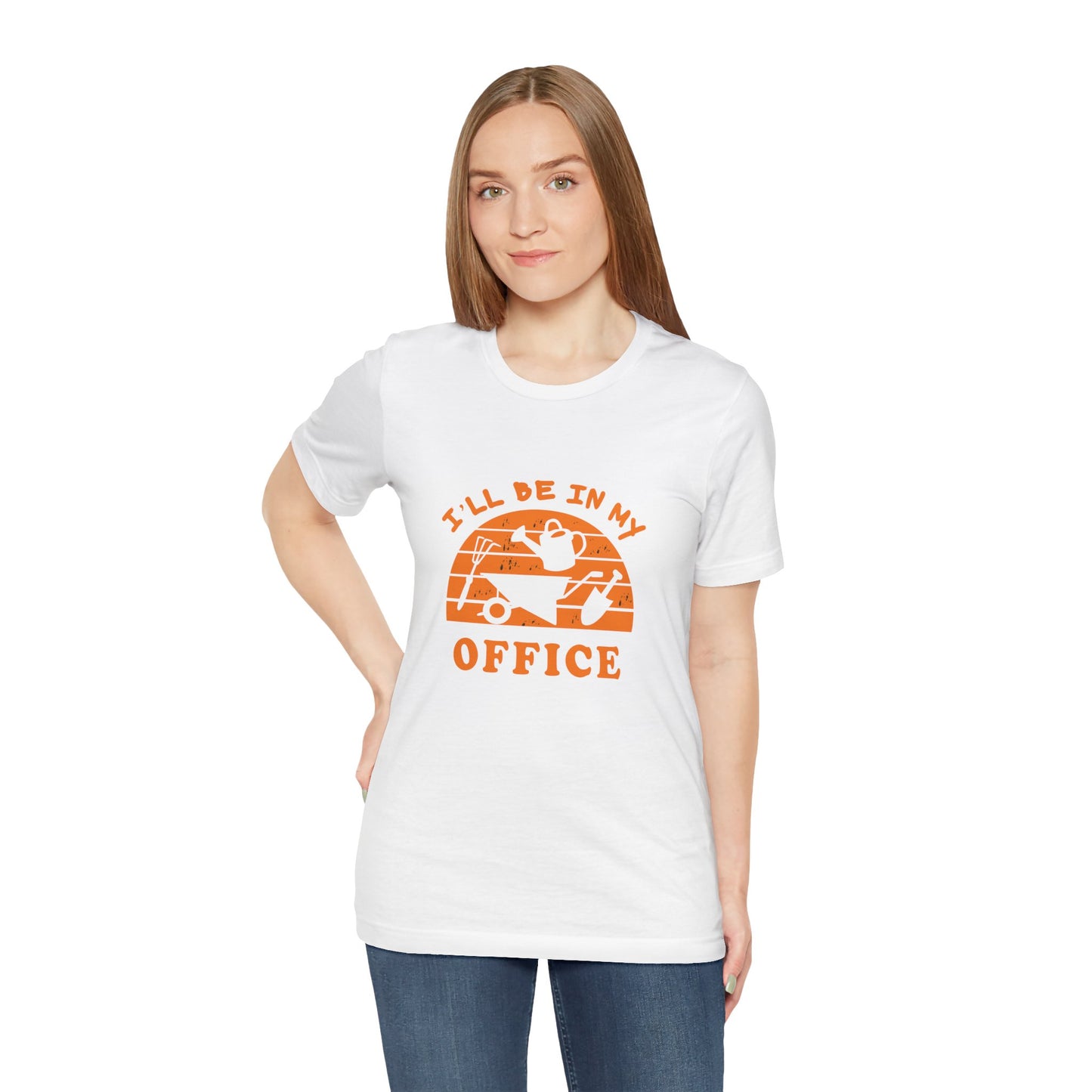 I'll Be In My Office T-Shirt — Gardening Watering Can Graphic Tee
