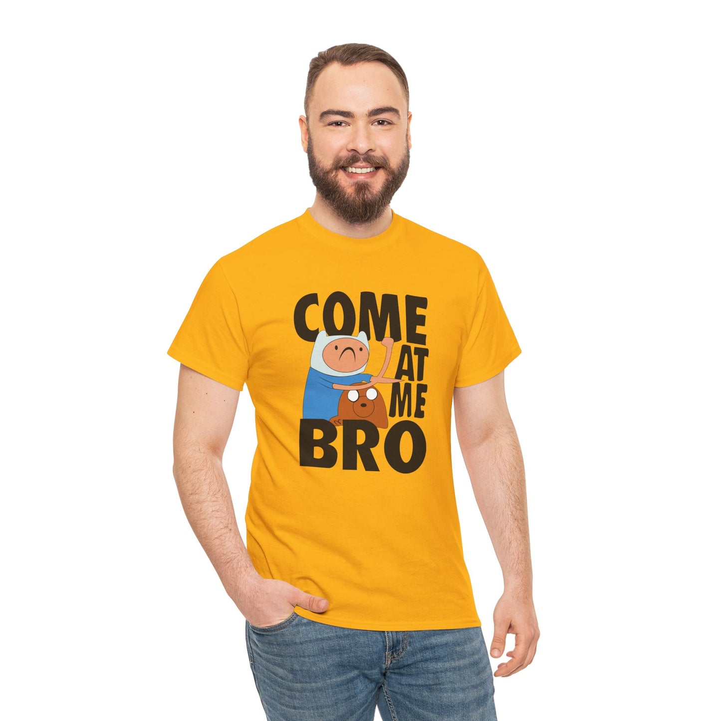Come At Me Bro T‑Shirt — Funny Cartoon Bros Graphic Tee