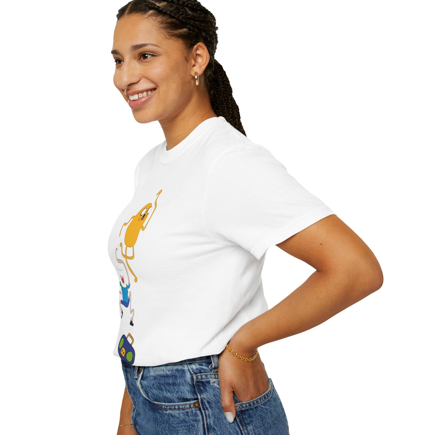 Adventure Time Dance Party T-Shirt — Jake & Radio Cartoon Tee