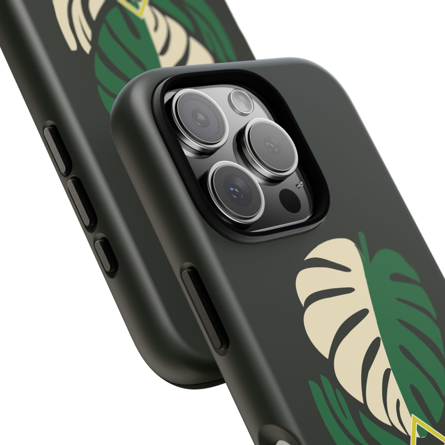 Phone Case — 'Droid Addict' Tropical Monstera Protective Case