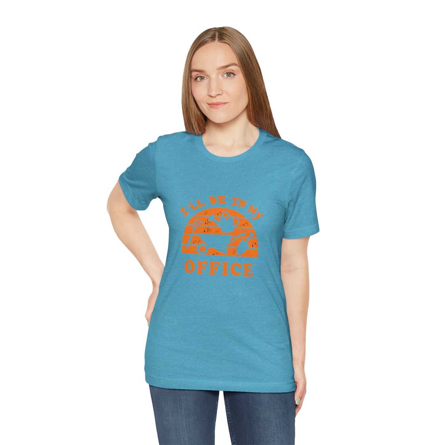 I'll Be In My Office T-Shirt — Gardening Watering Can Graphic Tee