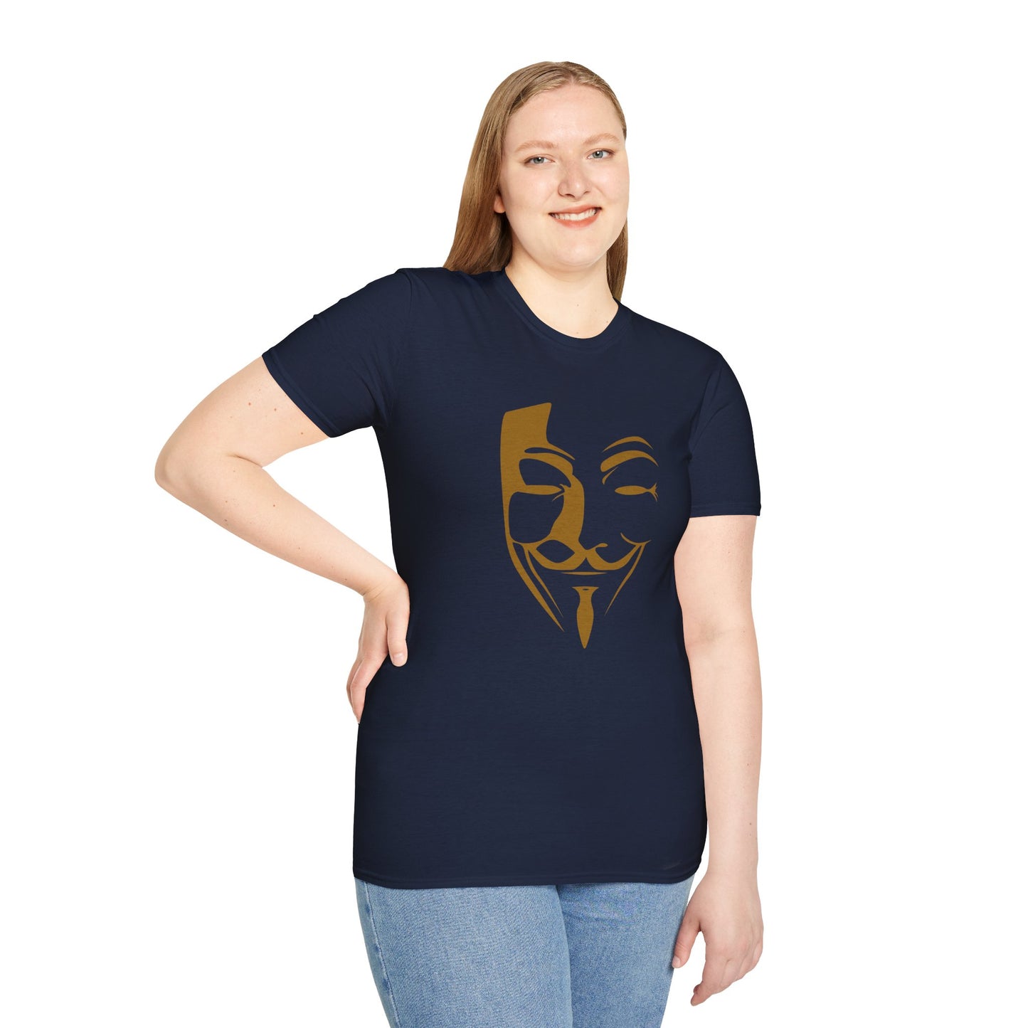 Guy Fawkes Mask T-Shirt — Anonymous/V for Vendetta Inspired Graphic Tee