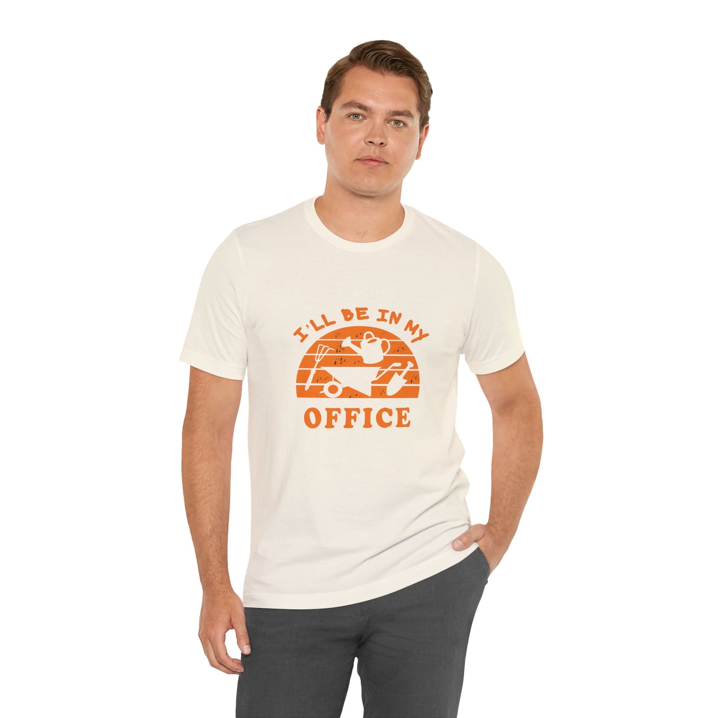 I'll Be In My Office T-Shirt — Gardening Watering Can Graphic Tee