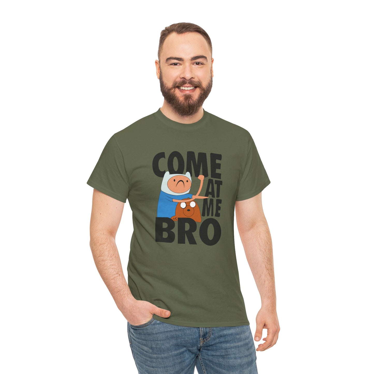 Come At Me Bro T‑Shirt — Funny Cartoon Bros Graphic Tee