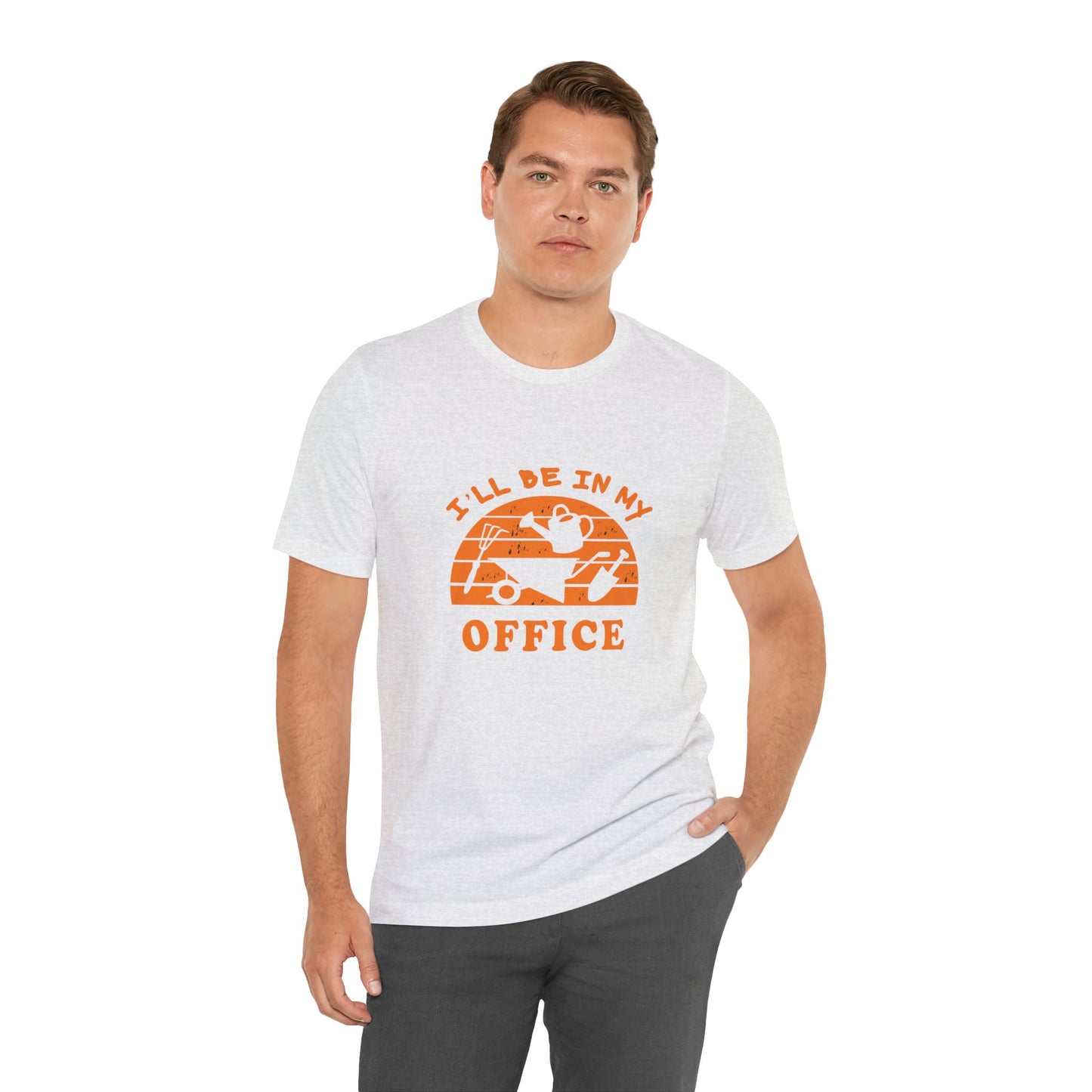 I'll Be In My Office T-Shirt — Gardening Watering Can Graphic Tee
