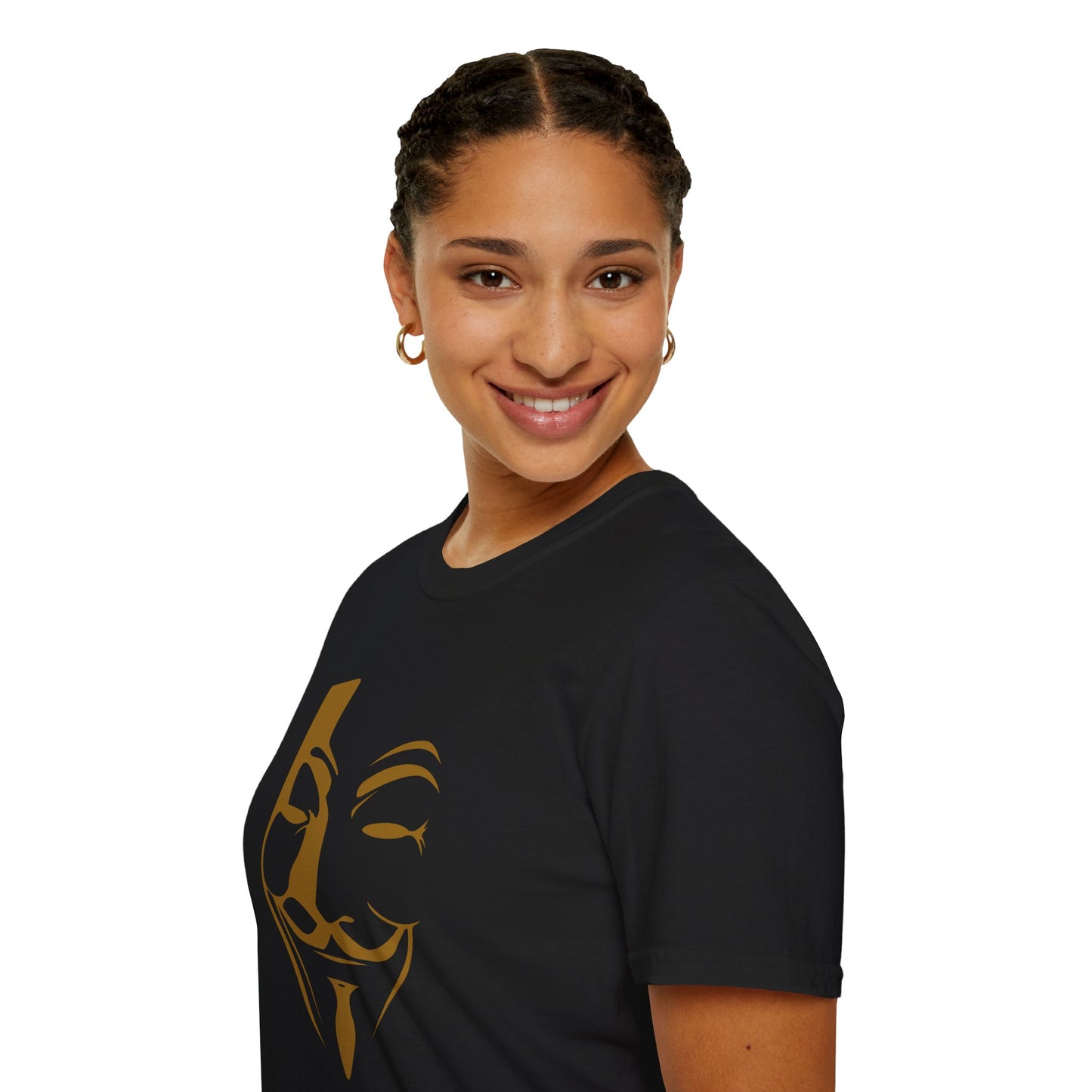 Guy Fawkes Mask T-Shirt — Anonymous/V for Vendetta Inspired Graphic Tee