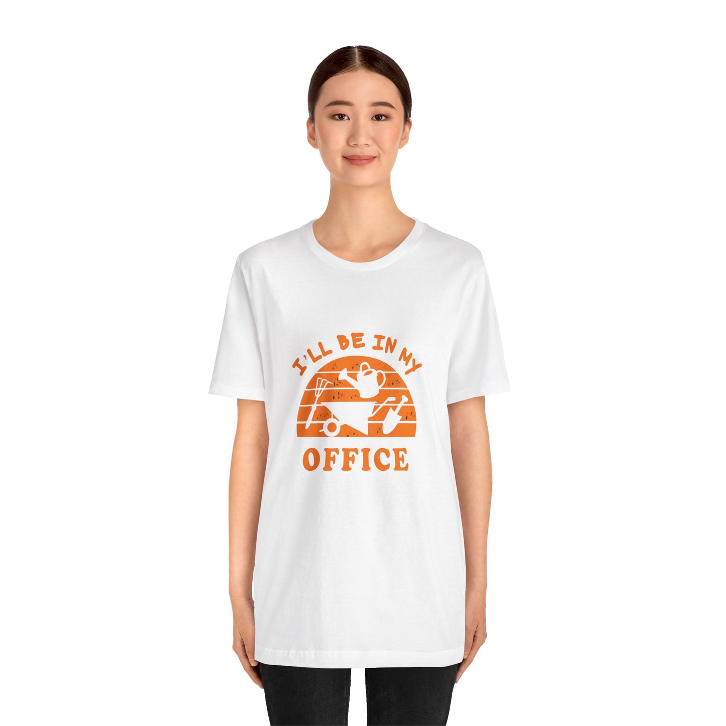I'll Be In My Office T-Shirt — Gardening Watering Can Graphic Tee