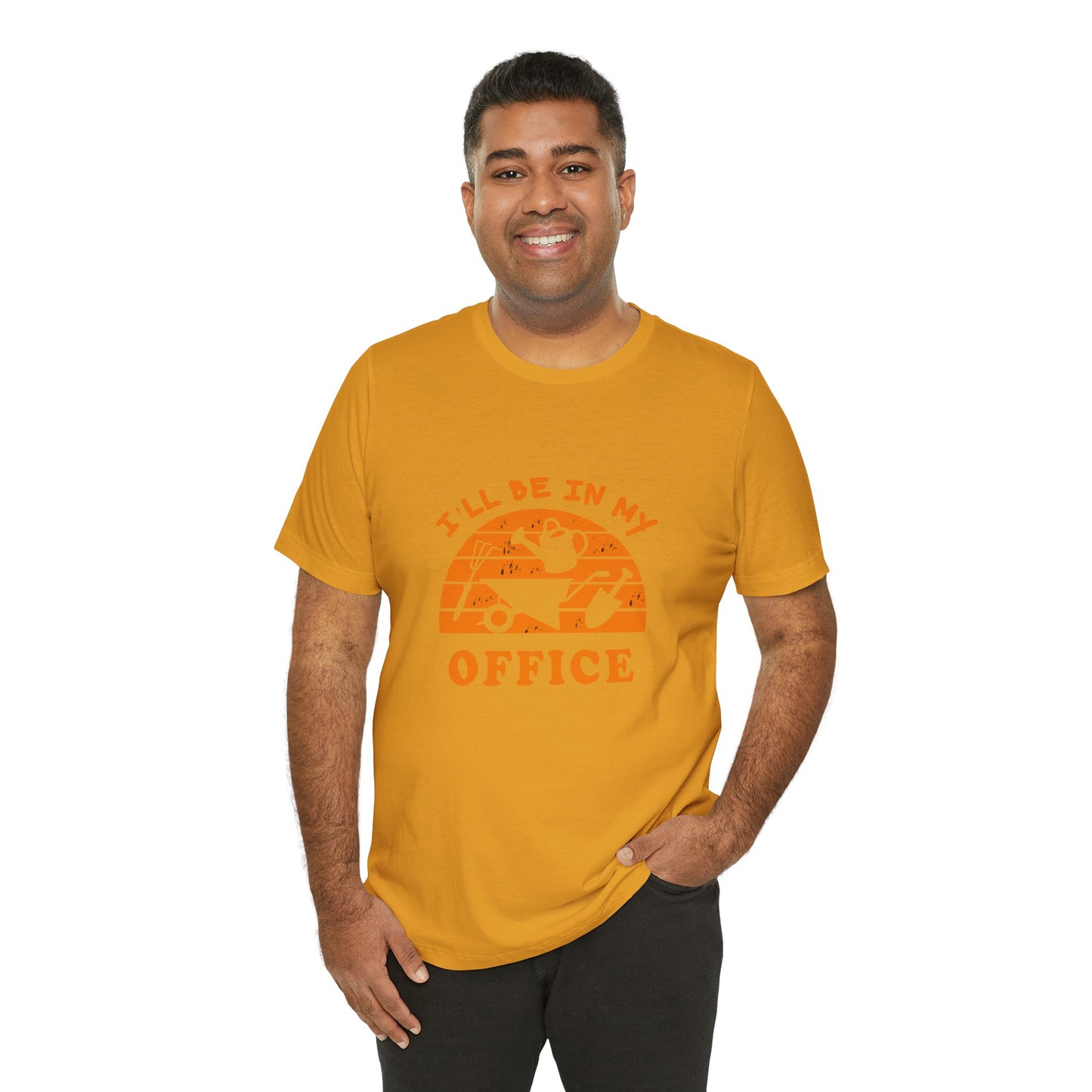 I'll Be In My Office T-Shirt — Gardening Watering Can Graphic Tee