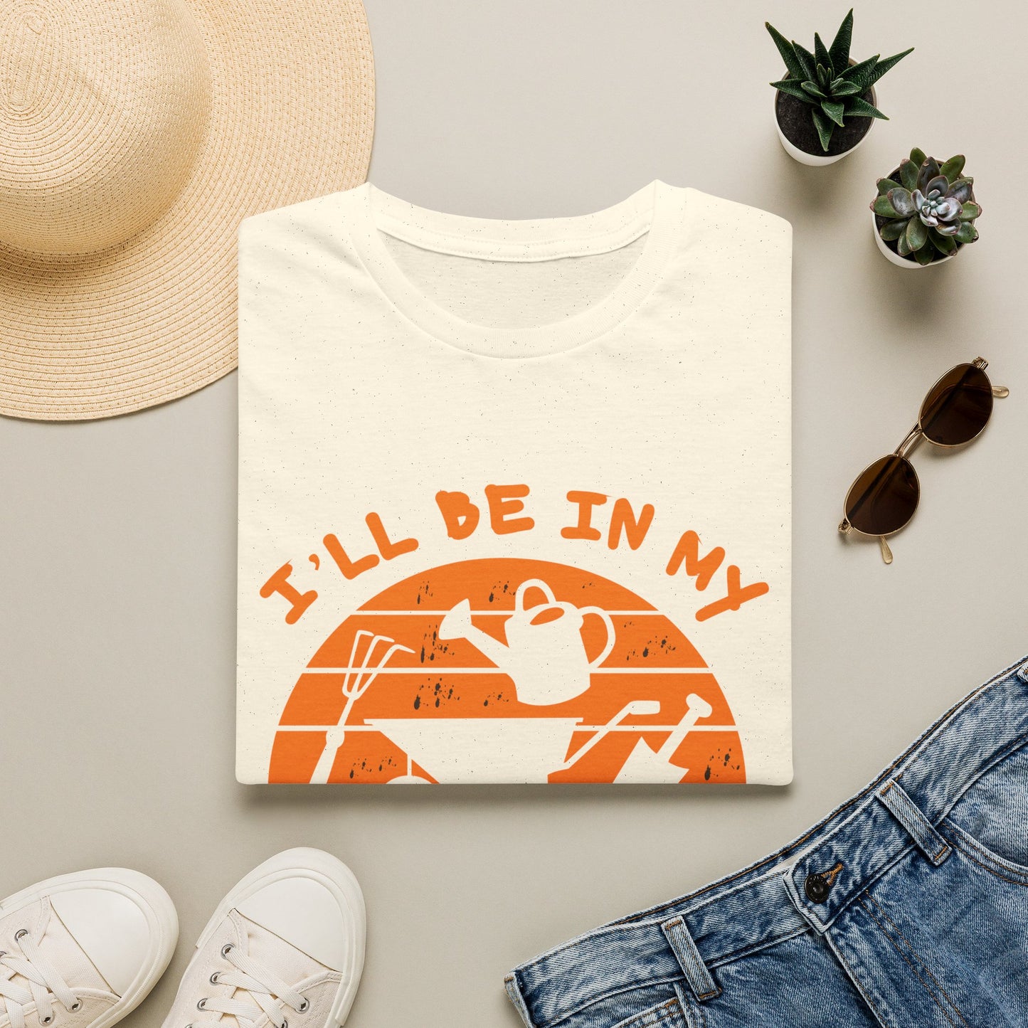 I'll Be In My Office T-Shirt — Funny Gardening Tee with Watering Can