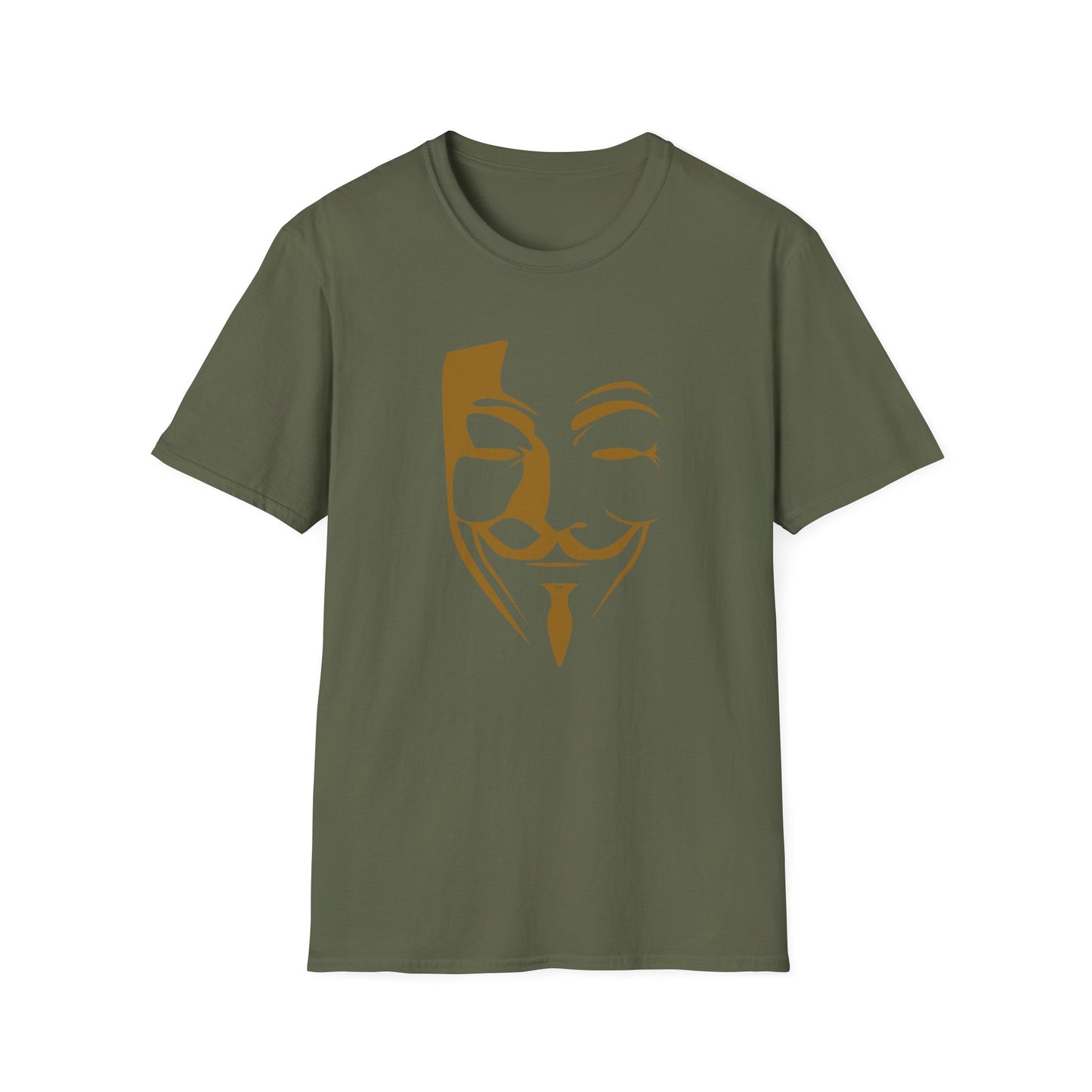 Guy Fawkes Mask T-Shirt — Anonymous/V for Vendetta Inspired Graphic Tee