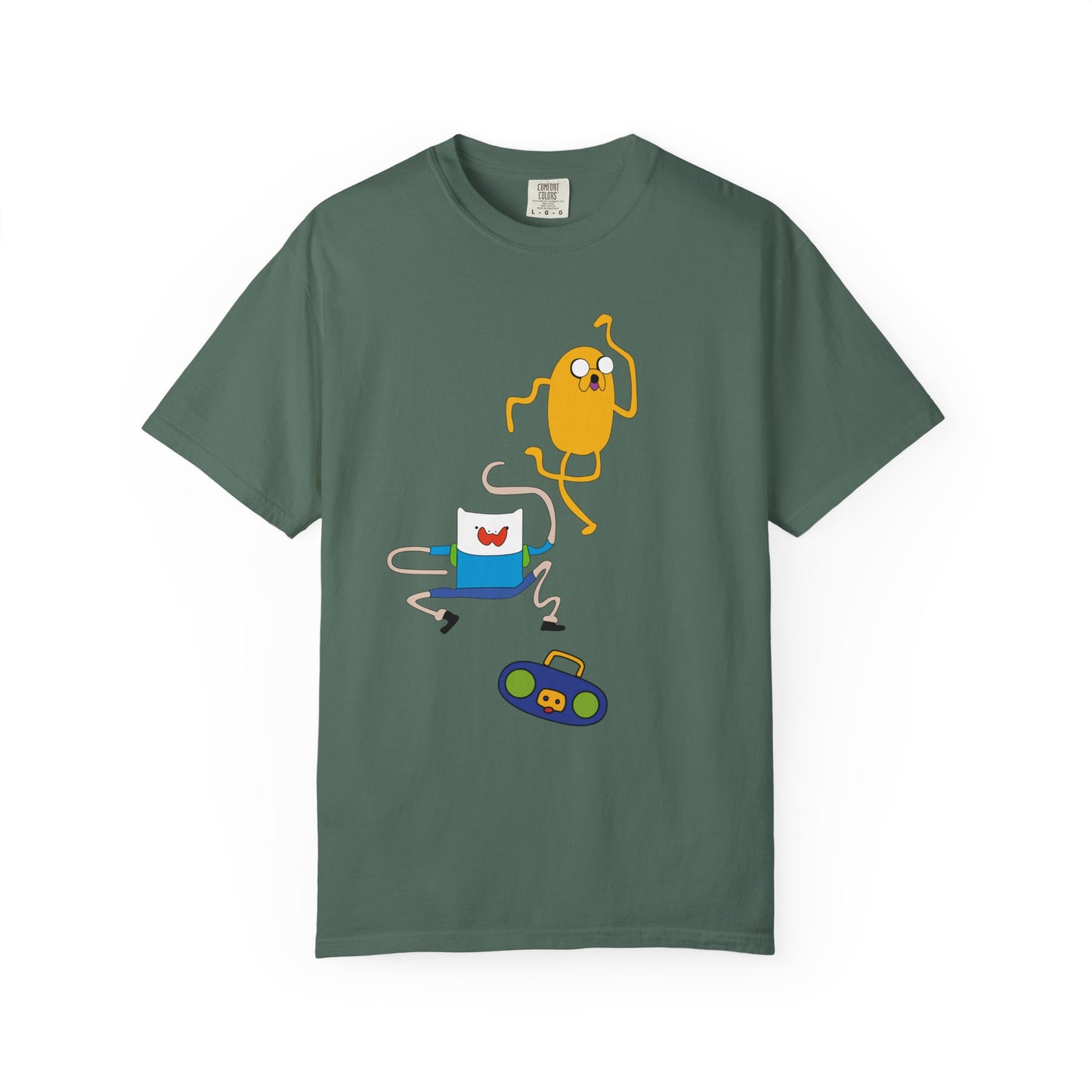 Adventure Time Dance Party T-Shirt — Jake & Radio Cartoon Tee