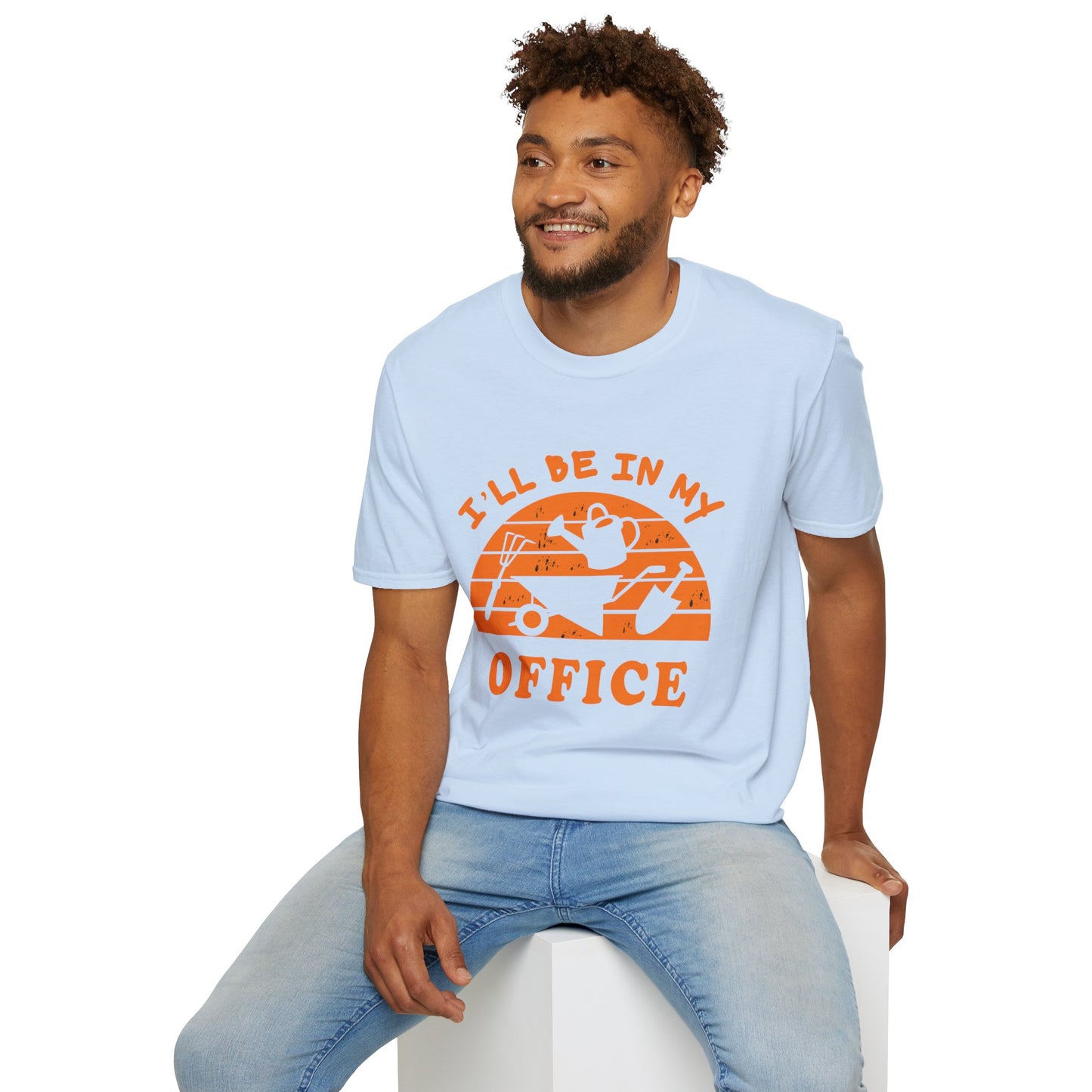 I'll Be In My Office T-Shirt — Funny Gardening Tee with Watering Can