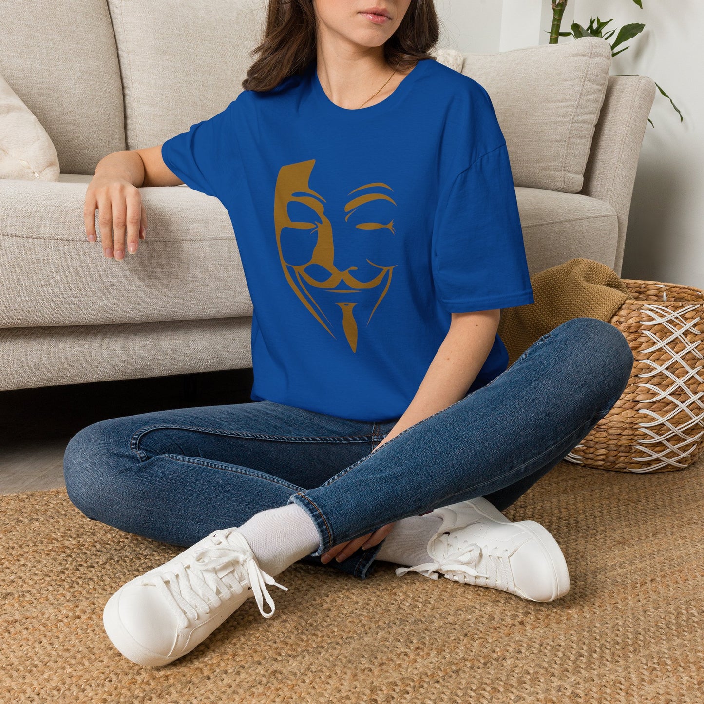 Guy Fawkes Mask T-Shirt — Anonymous/V for Vendetta Inspired Graphic Tee