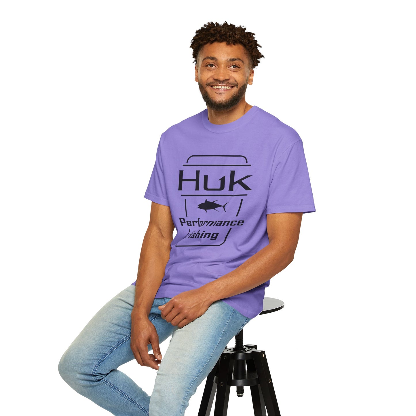 HUK Fishing Performance T-Shirt — "Huk Performance Fishing" Graphic Tee